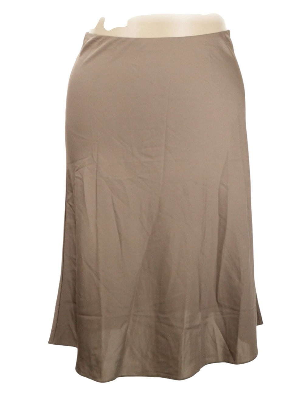 J. Crew Gwyneth Slip Skirt Size 3X Champagne 90s Style Elastic Waist Midi NWT